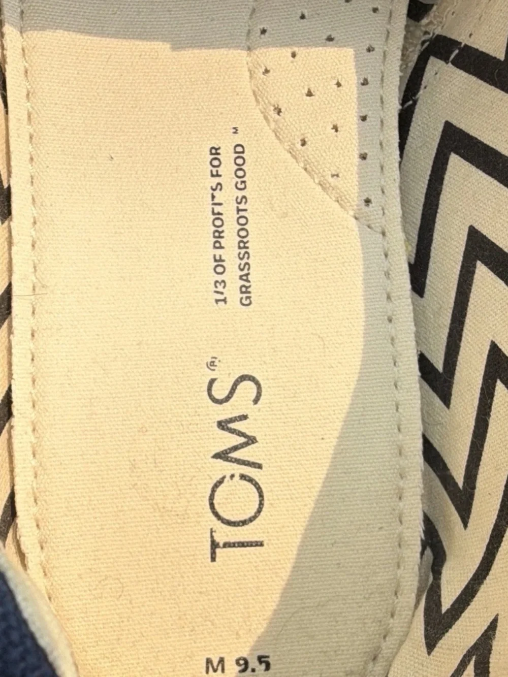 Toms Men's Classic Slip-On Canvas Loafers in Navy Blue